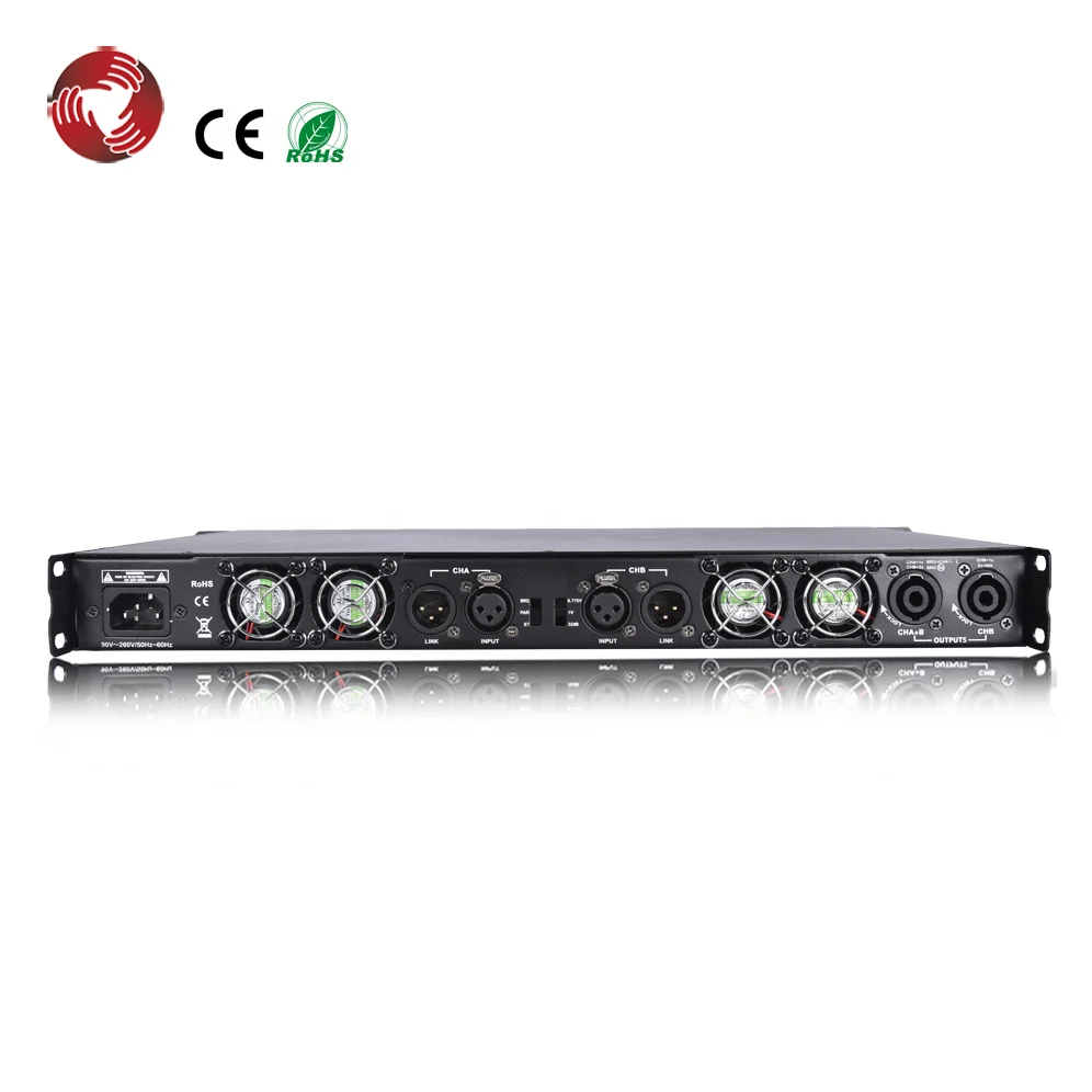 Профессиональный 2-канальный цифровой импульсный усилитель мощности класса D