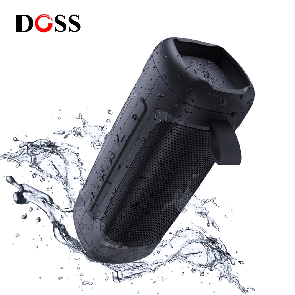 DOSS SoundBox Extreme Portable Wireless Bluetooth Speaker Powerful Stereo Bass Sound Box IPX6 Waterproof Outdoor 20 Hrs Playtime