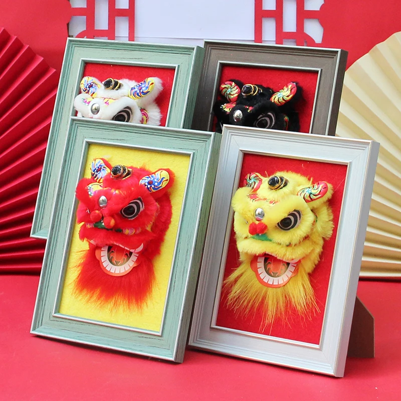 

Lion Dance Chinese Style Lion Awakening Handicrafts Home Decoration Creative Decoration Opening Fortune Attracting Gift
