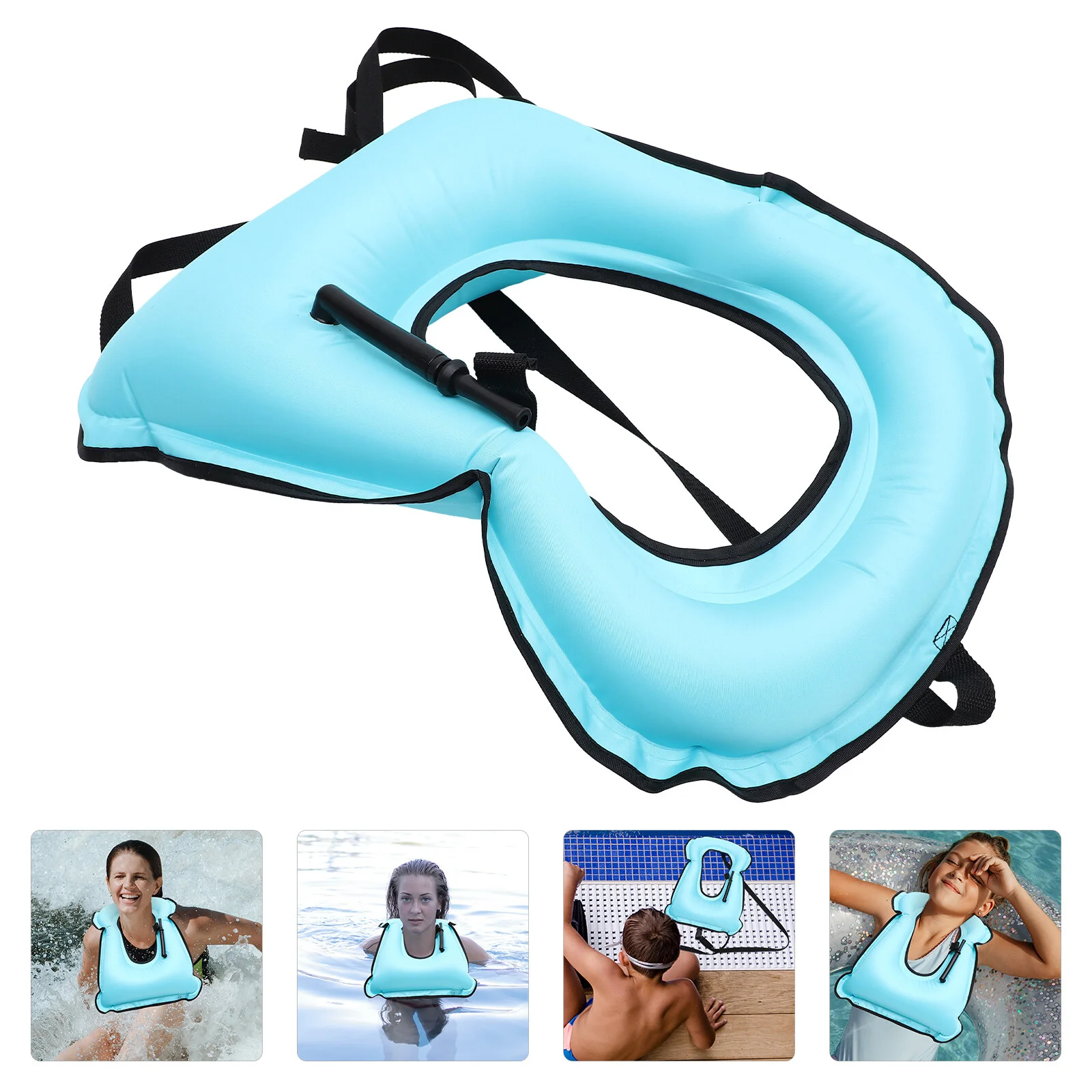 

Accessories Kids Life Jackets Snorkel Vest Vests Snorkeling Safety Accessory Pvc Inflatable Child Adults