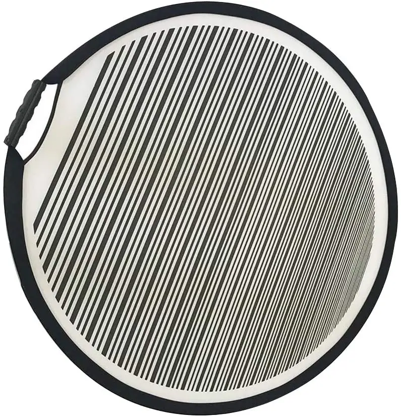 FURUIX 80 СМ Круглая полосатая Гибкая Складная подкладка Отражатель панель вмятины