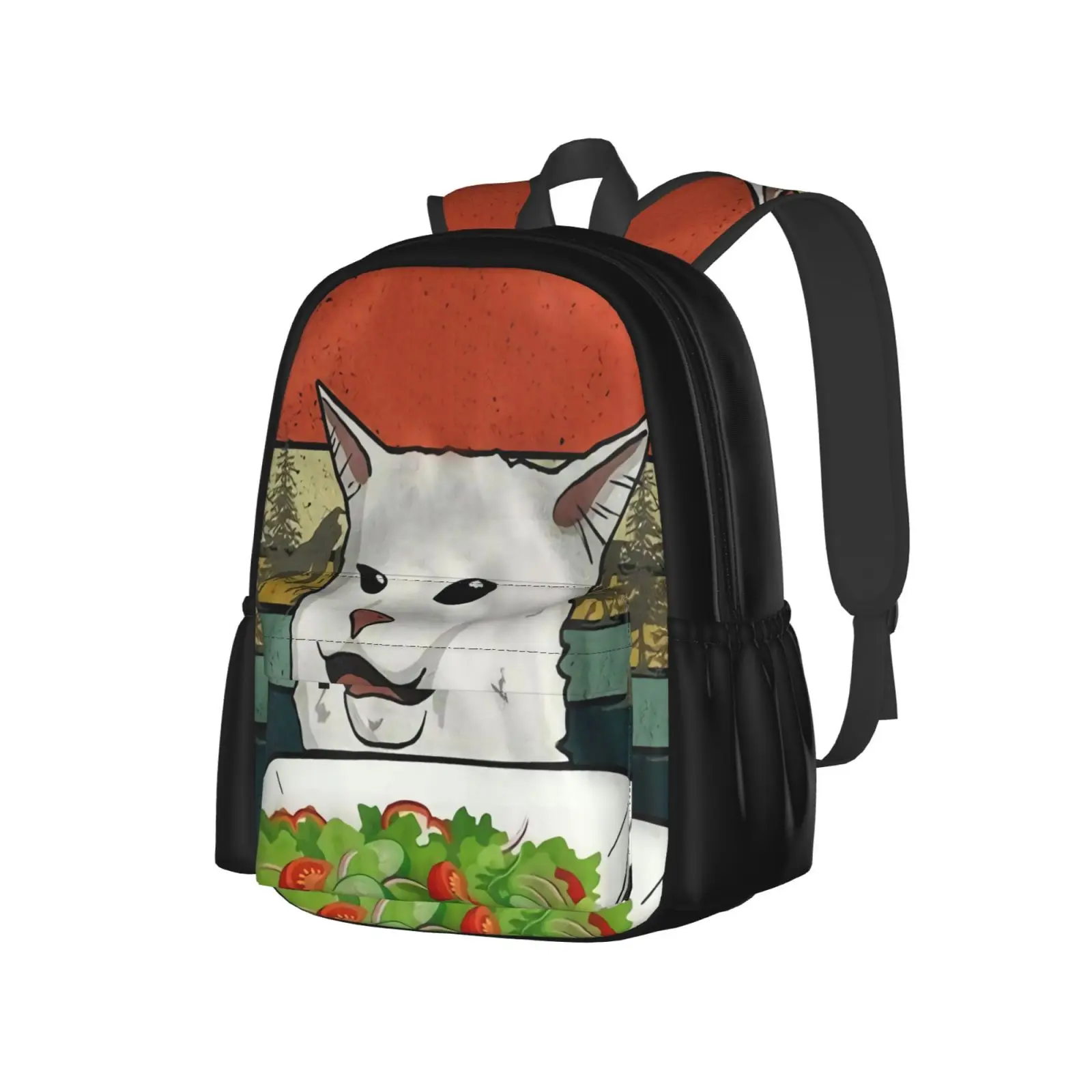 

Smudge Cat Yells At A Cat 6586 Men's Bag Waterproof Bag Dust Bag Children Bag Ball Pocket Bag Ropes Drawstring Bags Pouch Cute