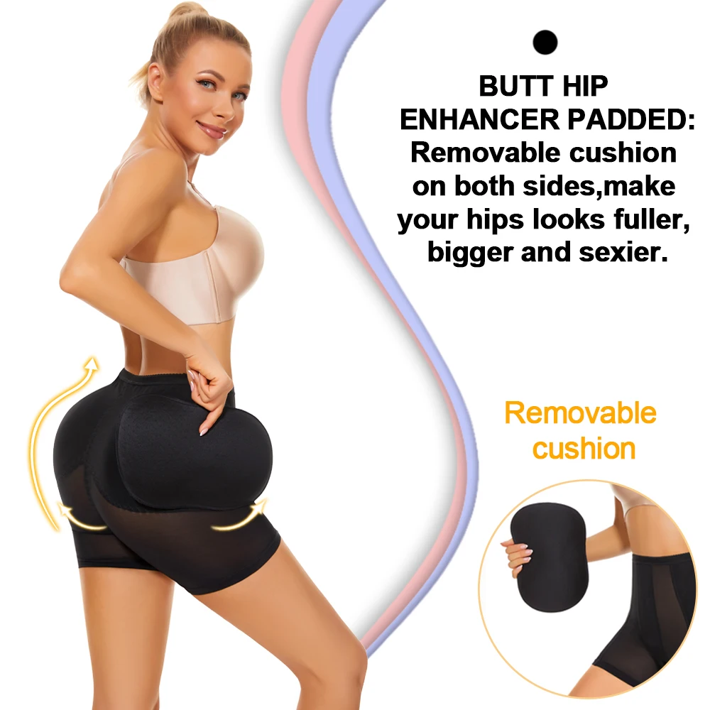 SEXYWG Women Hip Enhancer Shapewear Butt Lifter Panties Body Shaper Push Up Panties Hip Shapewear Fake Big Ass Booty