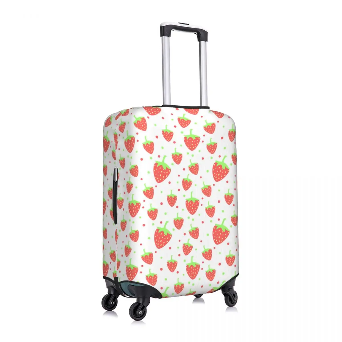 

Strawberry Pattern Luggage Cover Spandex Suitcase Protector Fits 19-21 Inch