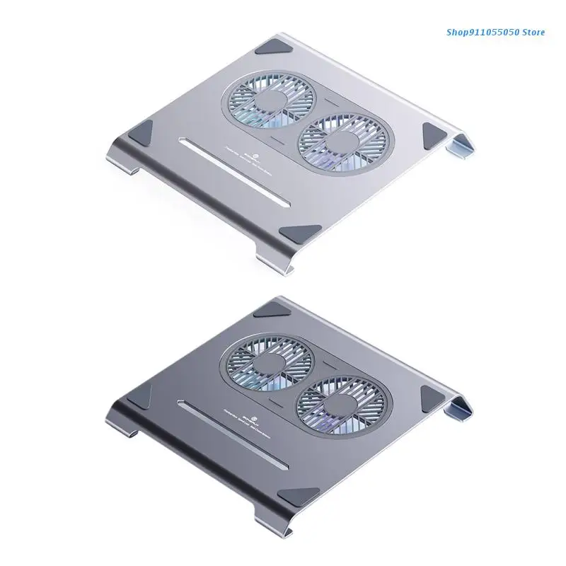 

Подставка для ноутбука C5AB bonerполяй, охлаждающий держатель с 2 бесшумными вентиляторами, компактный кронштейн для подставки для ноутбука, Не...