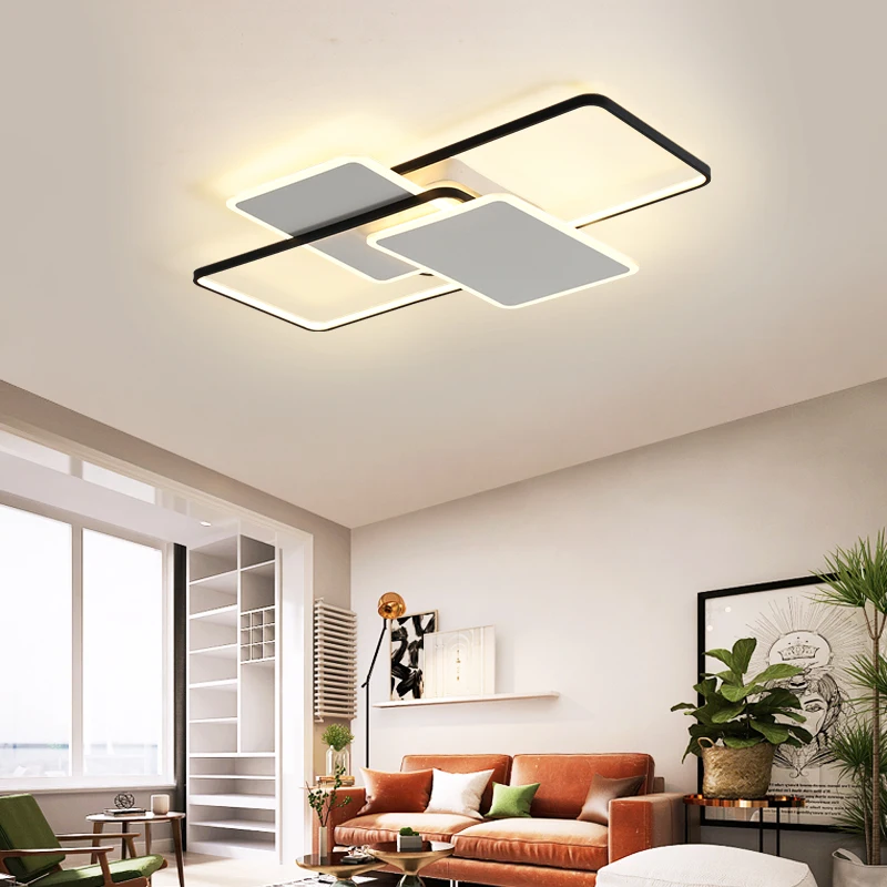 

Modern LED Ceiling Lights For Bedroom Study Living Room Indoor Round Square Lighting Lamps Decoration Luminaria Indoor Lightings
