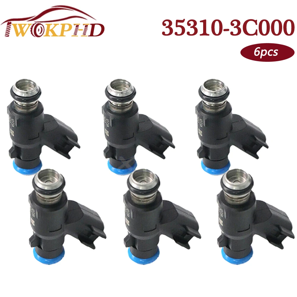 Форсунка топливного инжектора 35310-3C000 для 2006-2010 Hyundai Sonata 3.3L 3.8L V6 Kia Amanti Optima Sedona Sorento 6