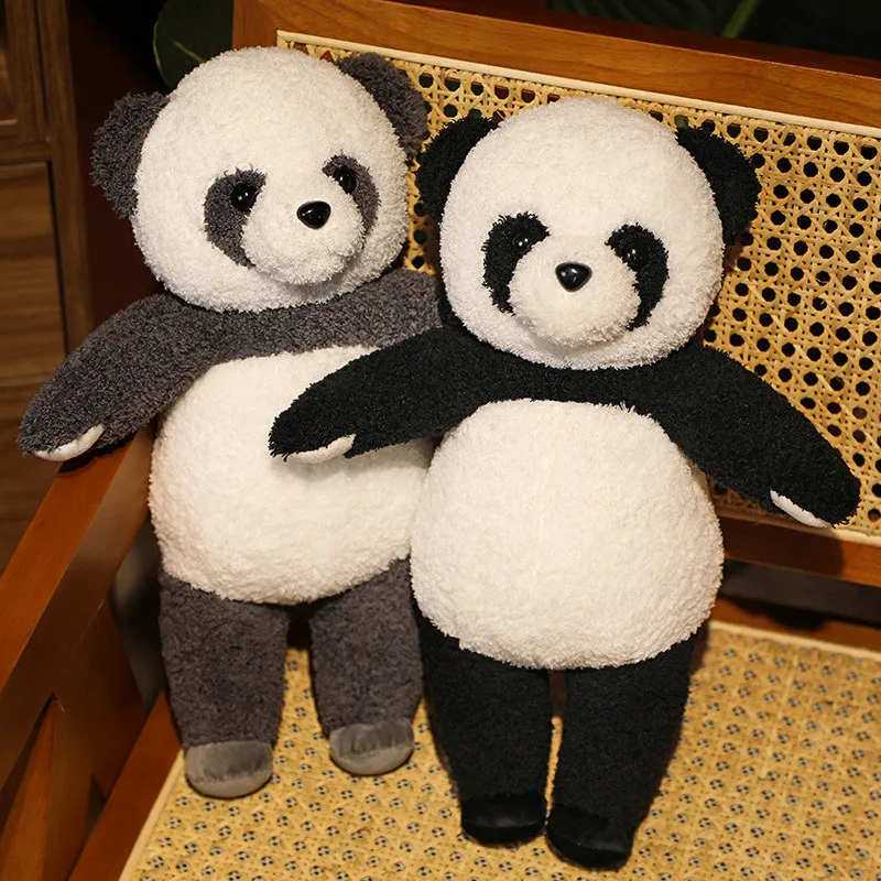 

38/50cm Kawaii Standing Panda Plush Toys Stuffed Bear Doll Soft Giant Panda Pillow For Children Kids Birthday Gift