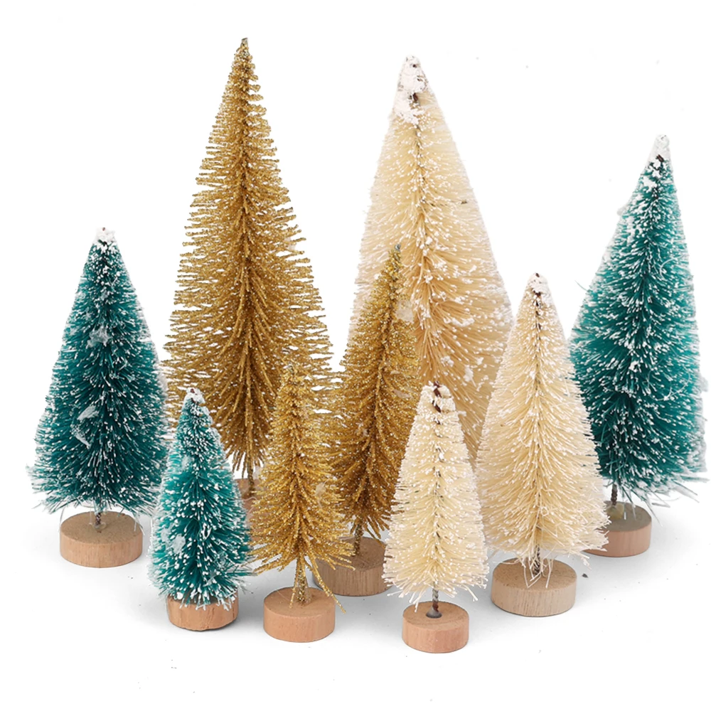 

Мини-елочки из дерева, набор 9/18/36 шт.