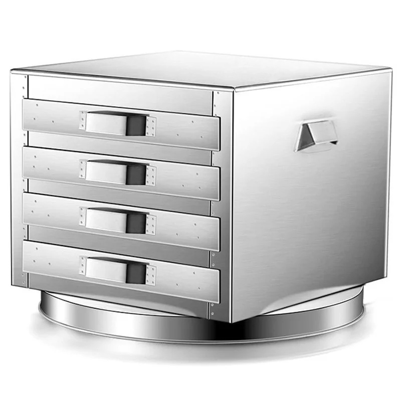 Увеличенная и утолщенная Порошковая опора 4-ярусная печь из нержавеющей стали