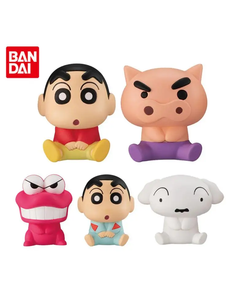 

Genuine Gacha Crayon Shin-chan Q Version Cute Clip Series Nohara Shinnosuke BURIBURI ZAEMON Anime Action Figures Toys
