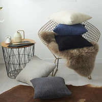 super soft pillow cover corduroy cushion cover for sofa living room soft decorative pillows 4545 nordic home decor pillowcase