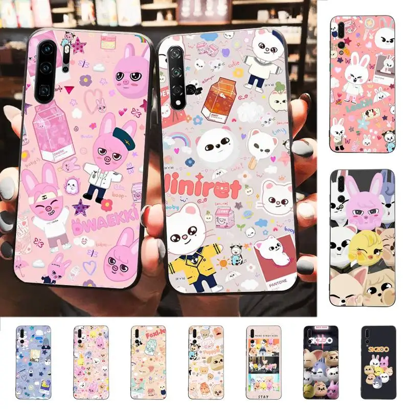 

Hot Kpop Stray kids S-skzoo Phone Case for Huawei P30 40 20 10 8 9 lite pro plus Psmart2019