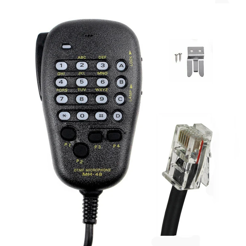 Ручной динамик для YAESU MH-48 MH-48A6J DTMF динамик-микрофон FT-8800R FT-890