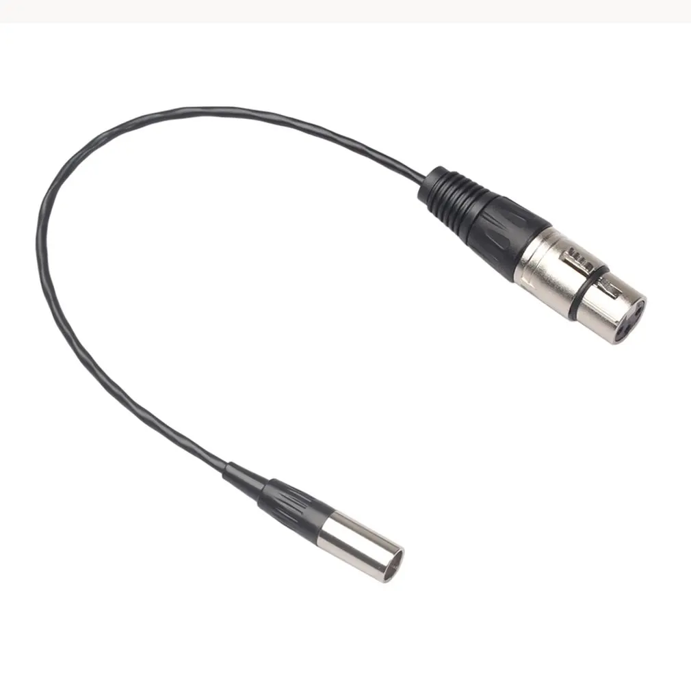 

Mini XLR 3 Pin Female To 3 Pin Video Cable Female For Blackmagic Pocket Cinema 4K Camera Audio Line