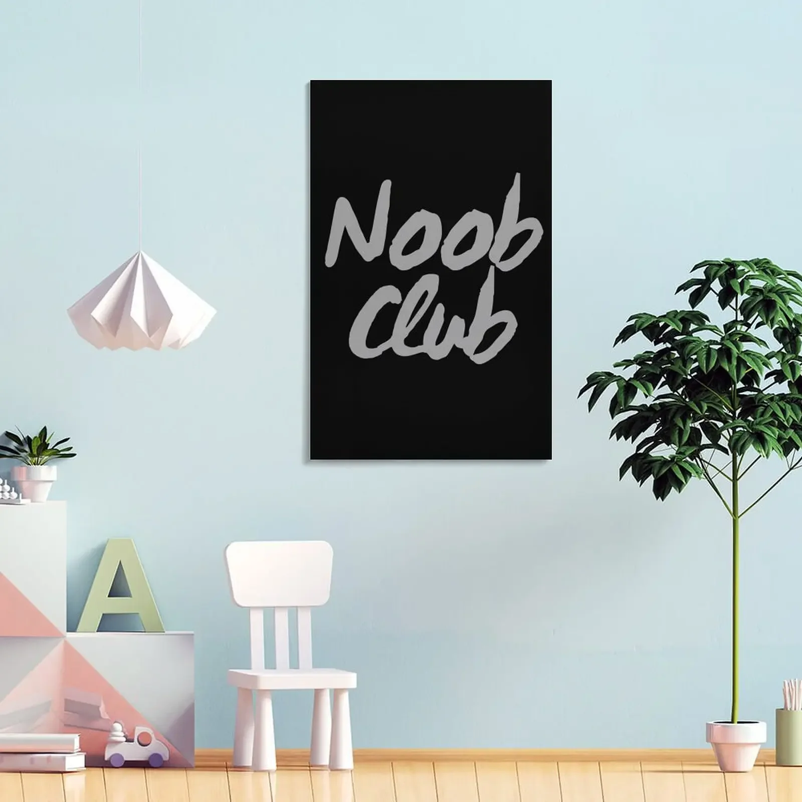 Винтажная картина Noob Club Typography на холсте украшение для дома настенная рамка