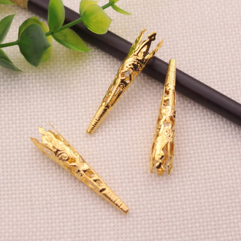 

Cap Bead End Flower Holder Trumpetcharmaccessories Caps Crimp Earring Suede Metal Loose Beads Style Bali Tassel Column