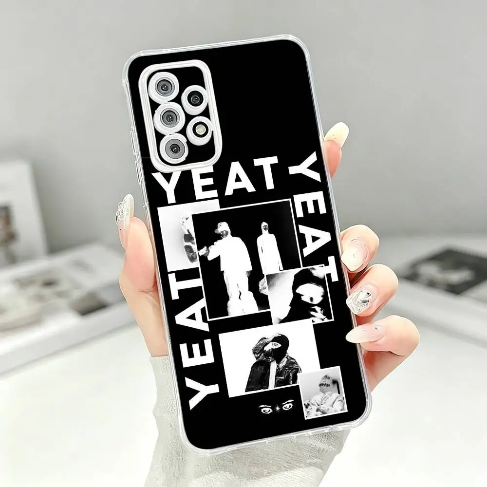 Модный прозрачный силиконовый мягкий чехол для телефона Singer Trendy Yeat Lifestyle для Samsung S30 S25 S24 S23 S22 S21 Ultra Plus (art.: 3920dbb2a0df0) - 3920dbb2a0df0