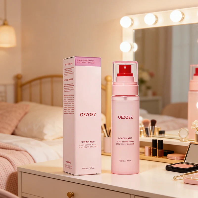 Фото Спрей-фиксатор для макияжа: увлажняющий, легкий, придающий естественный сияющий эффект, фиксирующий макияж, стойкий, сохраняющий свежесть. №3