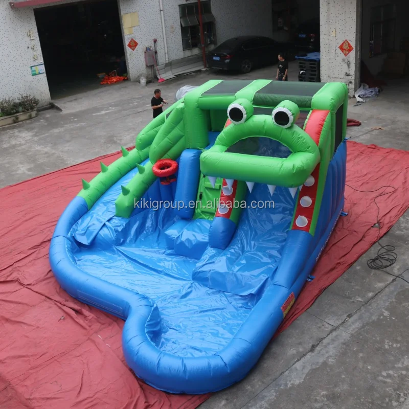 Экономичная надувная горка для водных видов спорта в забавном стиле