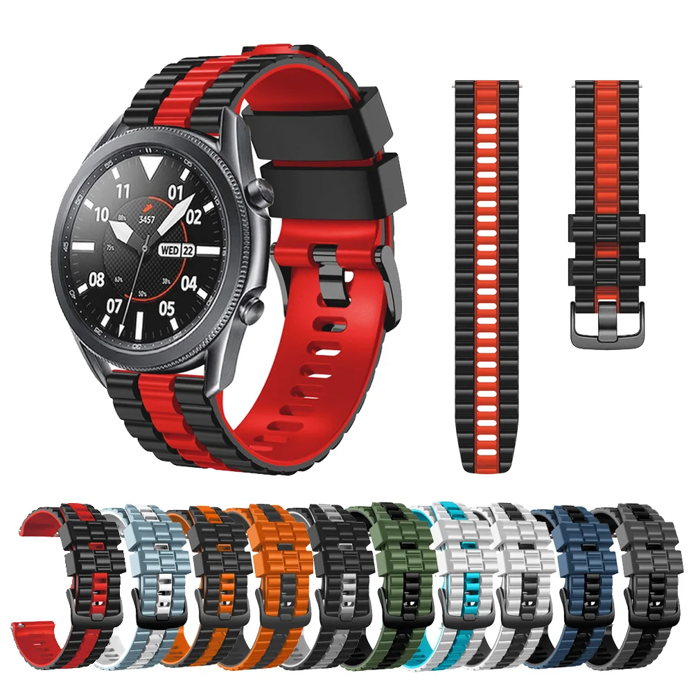 

Sports silicone watch strap For Samsung Galaxy Watch 3 45mm smartwatch wristband for Galaxy Watch 46mm bracelet accessories
