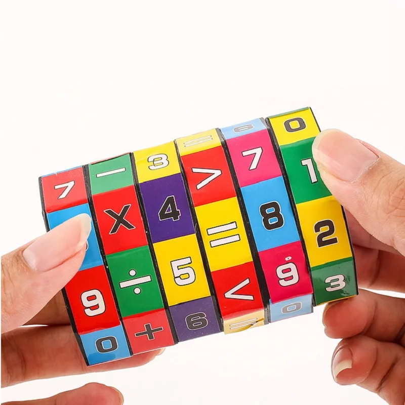 

Children Montessori Games Mathematics Numbers Magic Cube Toy Puzzle Game Kids Learning Education Math Toy Fun Calculate Game