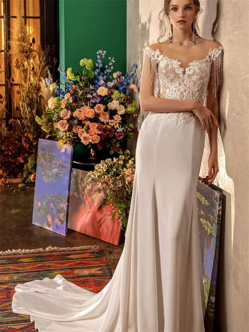 Рисунок 4 - Женское атласное платье без рукавов It's yiiya