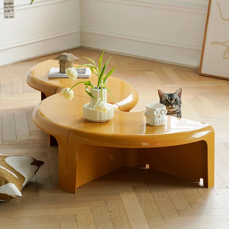 

Nordic Combined Splicing Plastic Side Table Nordic Dressing Coffee Tables Creative Dining Tables Bedside Eettafel Home Furniture