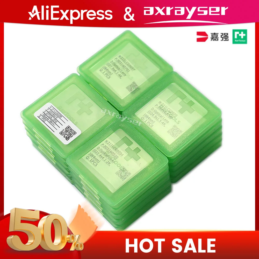 

Raytools Лазерная защитная линза JGS1 Quartz Fused Silica 37x7 для резки волокна