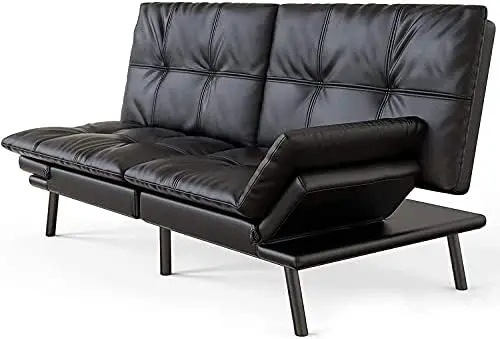 

Диван-кровать Futon, современный диван-трансформер с регулируемыми подлокотниками для студии, квартиры, офиса, небольшого пространства, Com