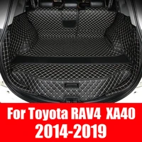 for rav4 rav 4 xa40 xa 40 2013 2014 2015 2017 2018 2019 car accessories trunk leather mat catpet interior cover part styling