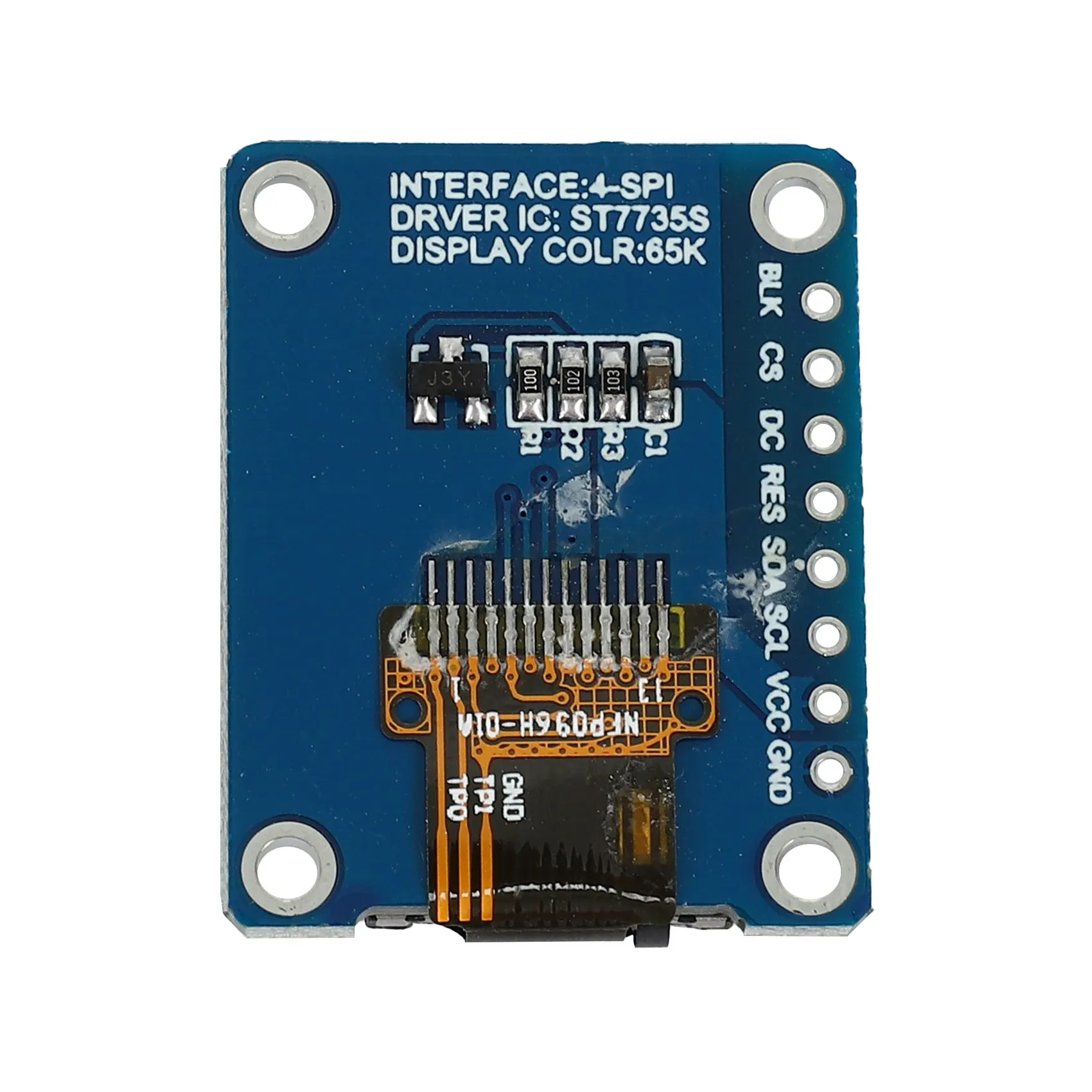 Ips 0.96 Inch 8 Pin Spi Hd 65K Full Color Tft Module St7735 Drive Ic 80 x 160 Lcd Display 3.3V Interface For Arduino Diy