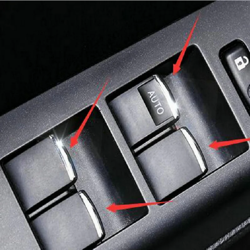 Переключатель подъема автомобильного окна BJMYCYY декоративные блестки для Toyota Corolla