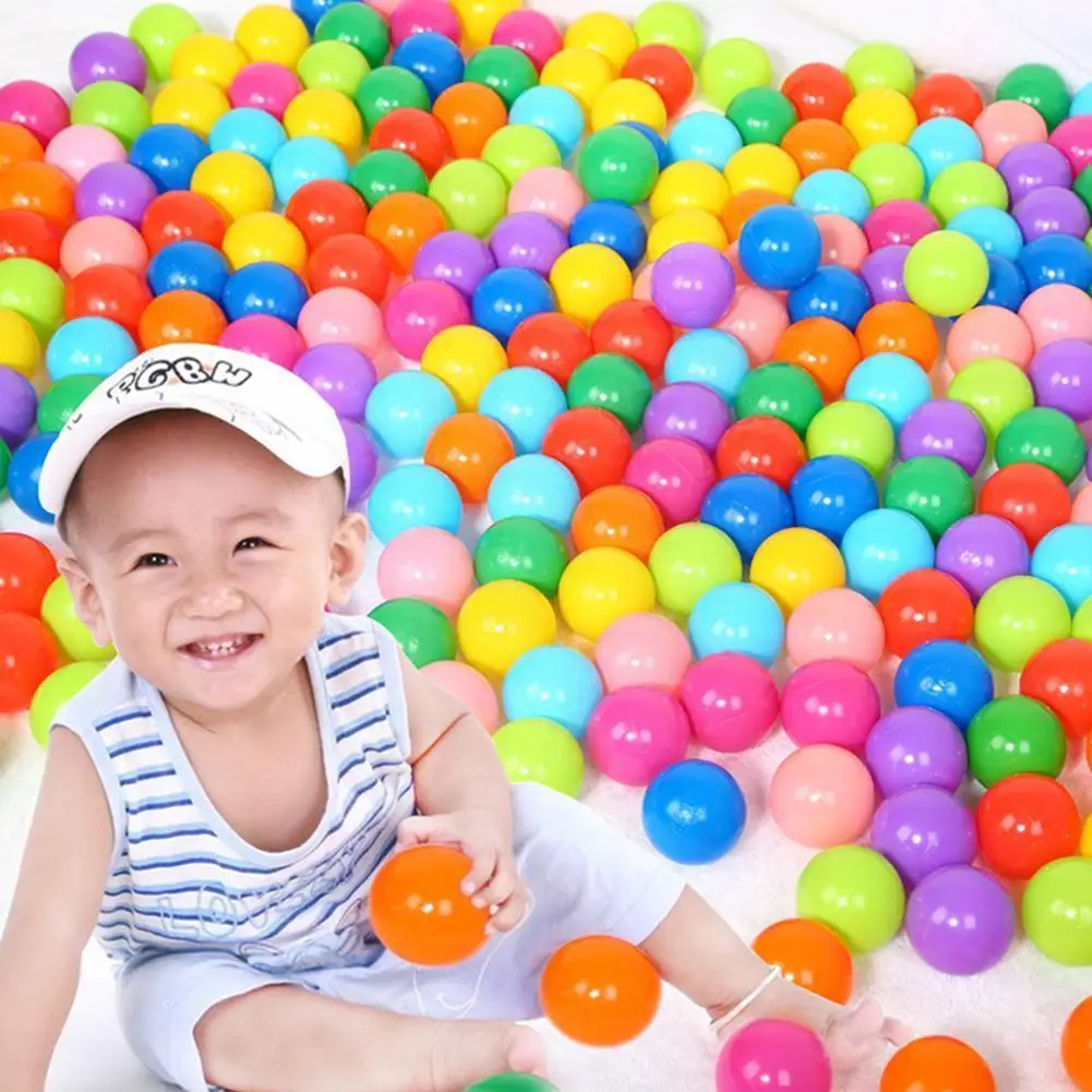 

10pcs Ocean Ball Eco-friendly Colorful Ball Children Ocean Ball Pool Color Funny Wave Children Random Water Toys Toys Outdo M0k2