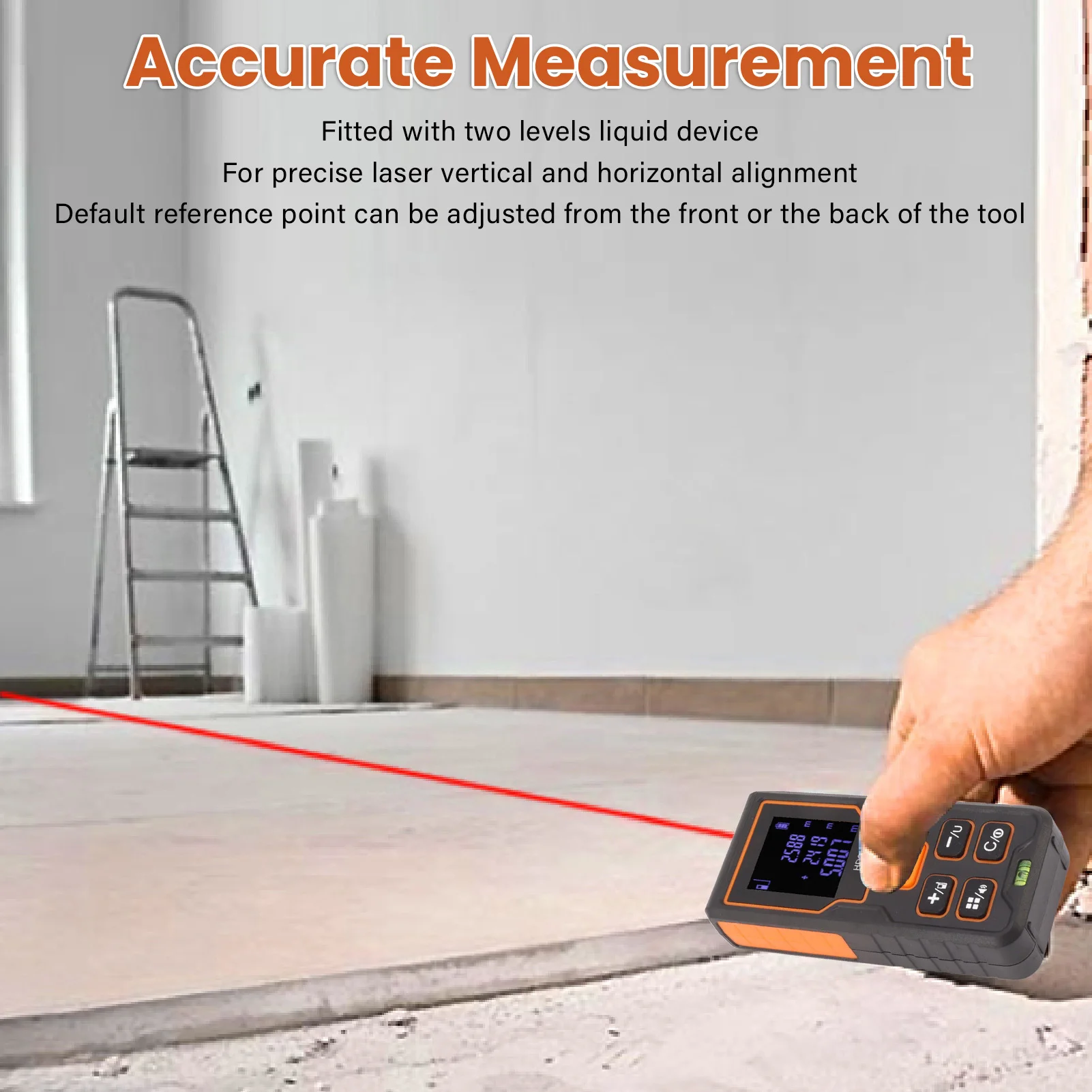 Лазерный дальномер высокой точности Портативный ручной для инженерного