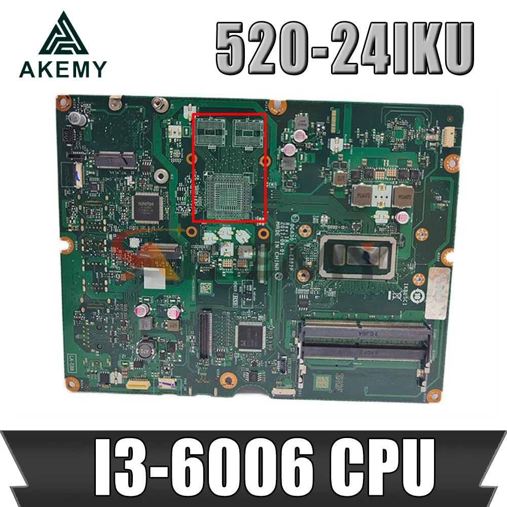 

for Lenovo AIO 520-24IKU All-in-One Motherboard CPU: I3-6006 UMA DDR4 LA-E882P FRU 01LM126
