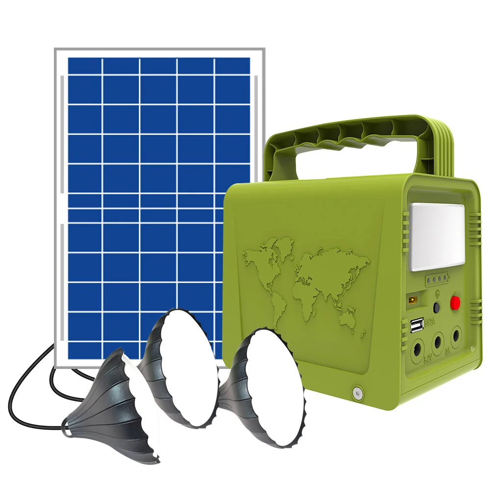 

18W Solar Panel Generator Portable Power Station Waterproof Emergency Solar Power Supply System For Outdoor Camping Lighting