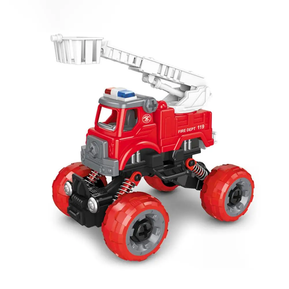 

Children Car Toy Engineering Car Police Car Fire Truck Series Car Model Educational Toy For Boys As Holiday Birthday Gifts
