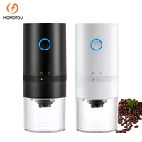 electric coffee grinder cafe automatic coffee beans mill conical burr grinder machine for home travel portable usb rechargeable