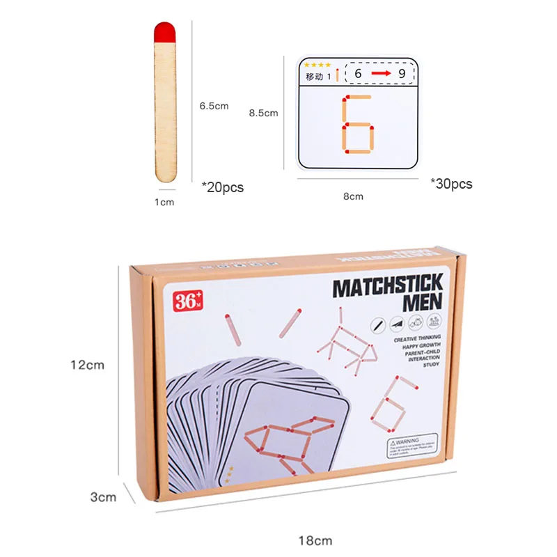 Игра-пазл Монтессори деревянные игрушки сделай сам математическая геометрия