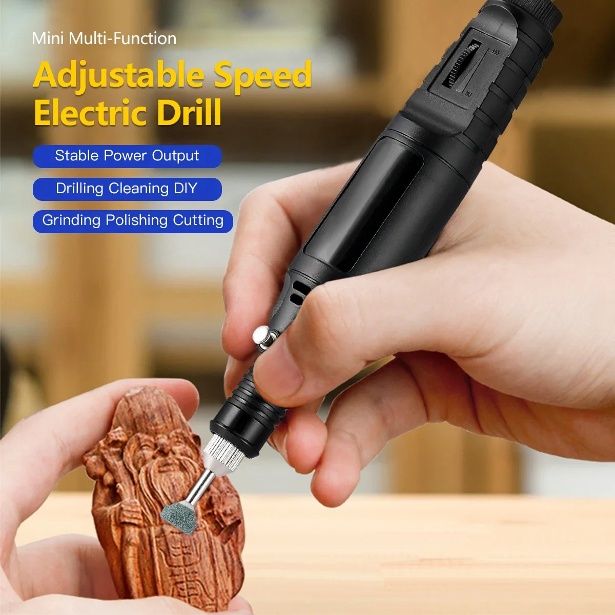 Электрическая шлифовальная машинка 12000 об./мин. 3 скорости