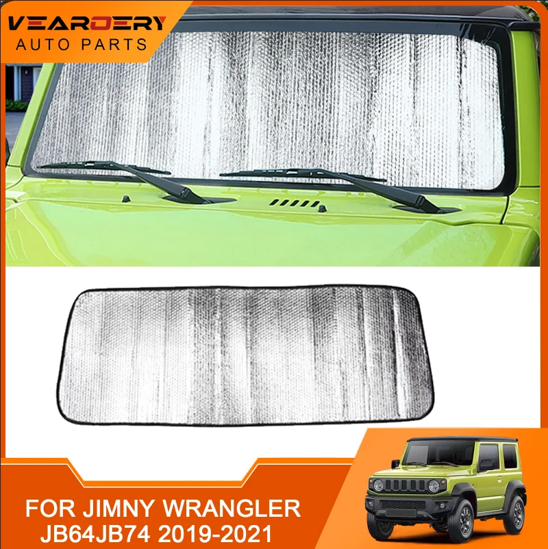 

Suitable for Suzuki Jimny 2019, 2020, 2021 JB64, JB74, front windshield sunshade, automotive interior accessories