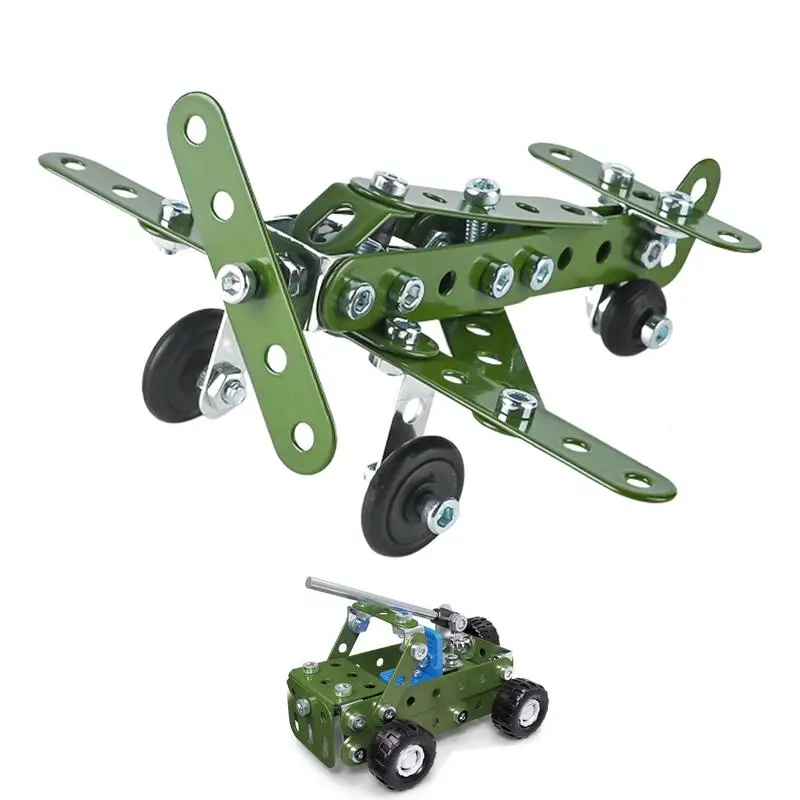 

Игрушки-конструкторы STEM, 4 вида машинок, Обучающие строительные блоки