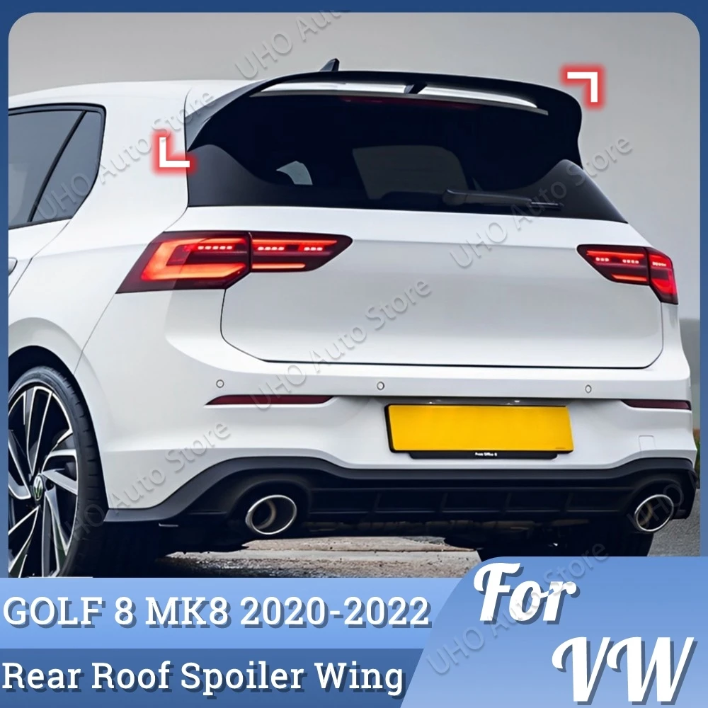Автомобильный задний спойлер на крышу сплиттер крыло окно для VW Golf MK8 8pro R-Line 2020 2021