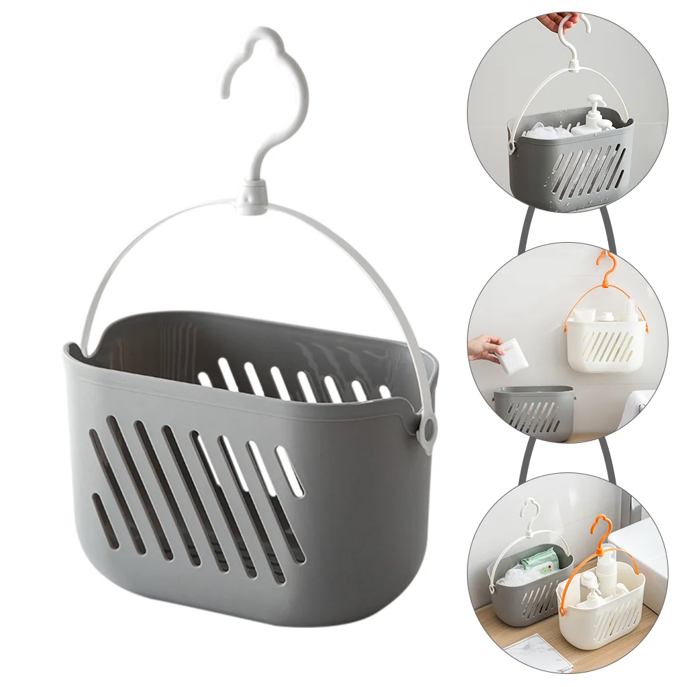

Shower Hanging Toiletry Bath Storage Baskets Hooks Kitchen Organizertote Dorm Tub Corner Bathroom Rack Basket Wall Shelf Head
