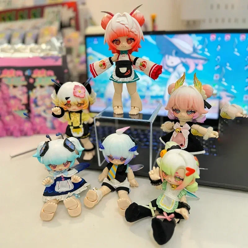 1/12 Kukaka Insect Cafe Series слепая коробка Bjd кукла Ob11 подвижная фигурка милая модель