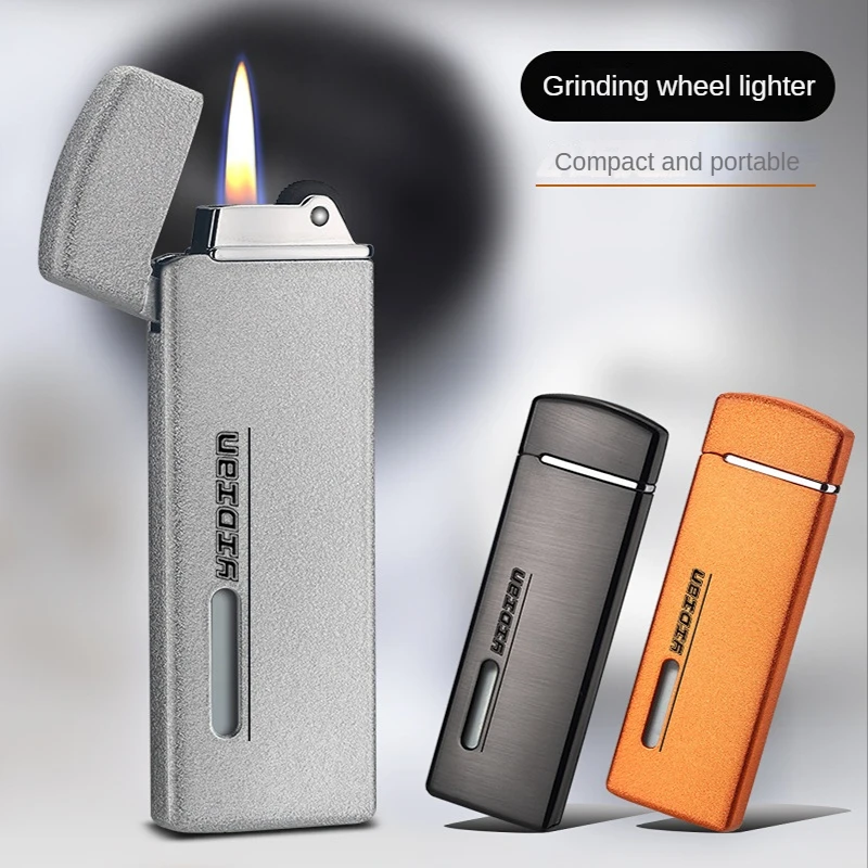 Butane Gas Torch Lighter Mini Cigarette Smoking Accessories Flame Windproof Grinding Wheel Inflation Lighters Cool Gifts For Men