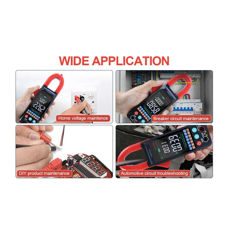 Тестер напряжения с большим цветным экраном многофункциональный автоматический