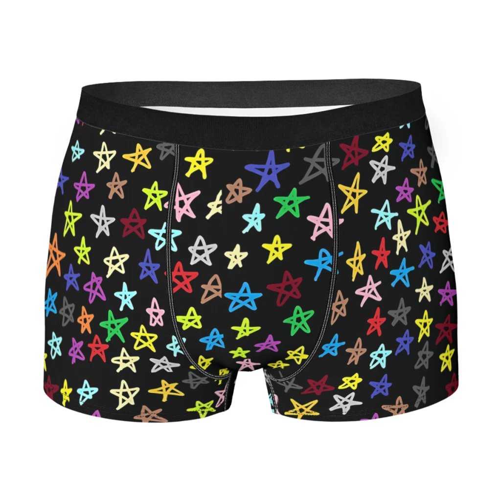 

Fill the Sky at Night Man's Boxer Briefs Underwear The Stars Highly Breathable Top Quality Sexy Shorts Gift Idea