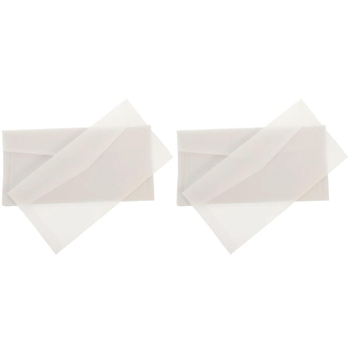 

100 pcs Budgets Envelops Sheets Holders Clear Envelops For Money Envelops